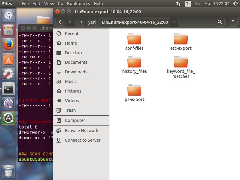 7oluşan dosyanın içi